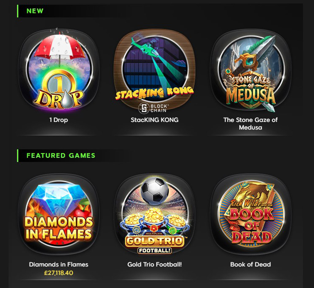 888 Casino slots on desktop