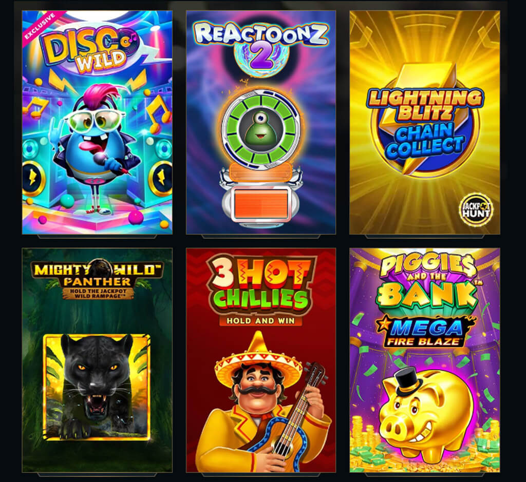 Dolly Casino popular games on desktop