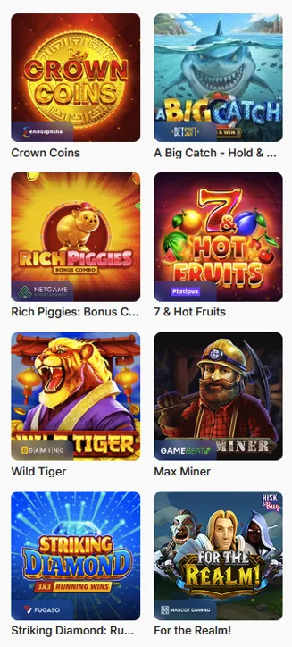 Ice Casino popular games on mobile