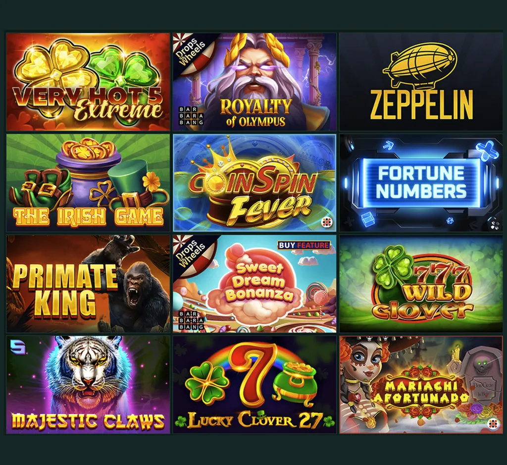 SpinBetter popular games on desktop