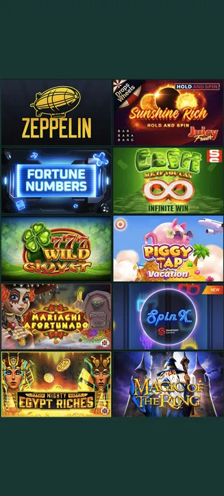 SpinBetter popular games on mobile